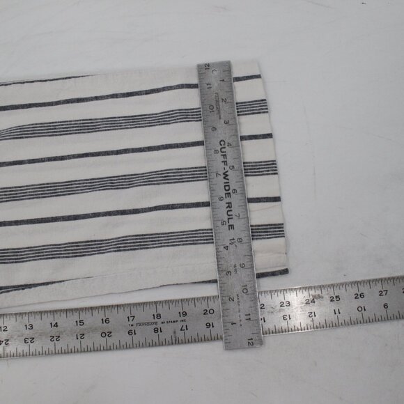 Marine Layer Pants Womens Small Wide Leg Tie Waist Striped Hemp Lyocell Blend - Picture 9 of 10